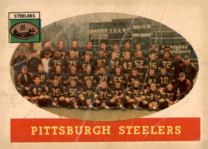 1958 Topps #116 Pittsburgh Steelers Sehr guter Zustand - Bild 1 von 2