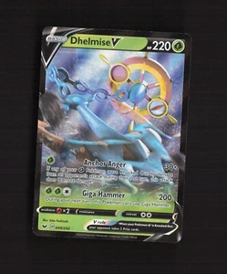 Dhelmise V 009/202 Sword & Shield Ultra Rare Holo Pokemon Card - Imagen 1 de 3