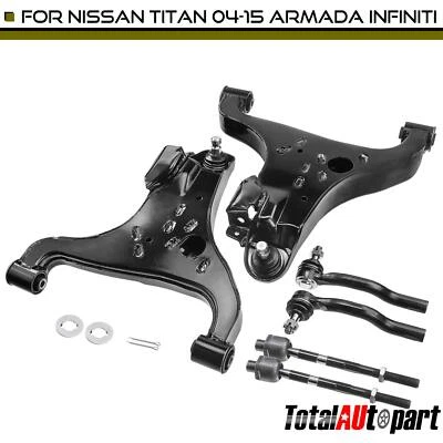 Nuevo brazo de control 6x con rótula para Infiniti QX56 2004-2010 Nissan Armada delantero Foto 1 de 4