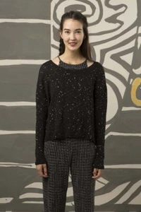 Lang Yarns STELLINA PAILLETTES instrucciones de punto suéter como downl - Imagen 1 de 3