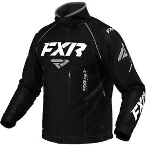 FXR Octane Snowmobile Jacket Insulated HydrX Thermal Flex F.A.S.T. Black