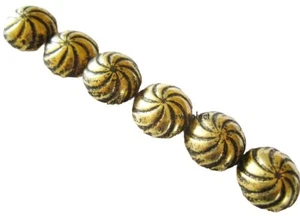 500 ASTER WIRBEL POLSTERNÄGEL MESSING MÖBELNIETEN - Bild 1 von 2