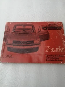 AUDI 72/80 SALOON AND VARIANT 1960S MODEL OWNERS MANUAL - Picture 1 of 24