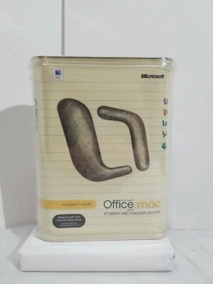 2004 NEW IN ORIGINAL BOX OFFICE:MAC STUDENT AND TEACHER EDITION -3 INSTALLS - Image 1 of 4