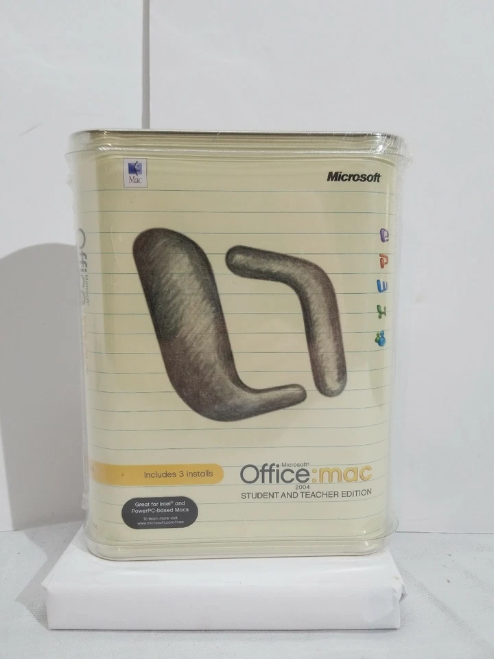 2004 NEW IN ORIGINAL BOX OFFICE:MAC STUDENT AND TEACHER EDITION -3 INSTALLS - Image 1 of 4