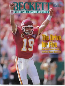K C CHIEFS JOE MONTANA #19 BECKETT # 57 WITH NATRONE MEANS # 20 ON BACK 1994  - Picture 1 of 1