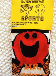 MENS KNEE HIGH MR MEN NOISY QUALITY SKI SKIING FOOTBALL WELLY SPORT BOOT SOCKS - Picture 1 of 1