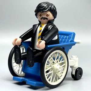 Playmobil Theodore Roosevelt U.S. President Male Adult Figure Wheelchair Custom - Picture 1 of 4