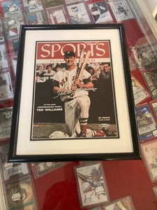 UDA Ted Williams Signed Sports Illustrated Cover Framed - Picture 1 of 5