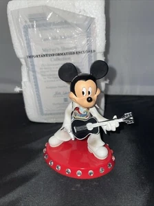 Disney Mickey's Magical Tribute To The King Elvis Love Me Mickey Figurine - Picture 1 of 3