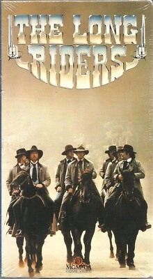 The Long Riders VHS 1991 David Carradine Stacy Keach Dennis Quaid Western Crime Foto 1 de 3
