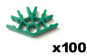 Job Lot : 100 K'NEX Pieces - KNEX Green 4-Way Connector - #90905 - Picture 1 of 5