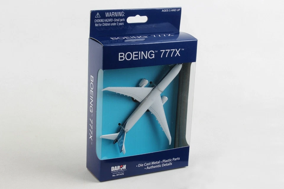 Boeing 777X Single Plane, White - Daron RT7476 - Diecast Model Plane - Image 1 of 1