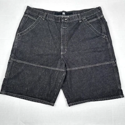 Pantalones Cortos Utilitarios Vintage Marithe Francois Girbaud Para Hombres 44 Negros Denim Hip Hop Y2K Foto 1 de 4