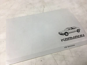 Volkswagen VW Scirocco Karmann Catalogo Prospetto Opuscolo Pubblicità Tedesco - Foto 1 di 3