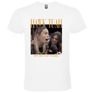 If She dont Hawk Tuah I dont wanna Photo T-Shirts Mens Funny t shirts - Picture 1 of 4