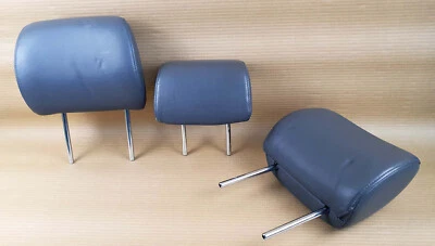 Reposacabezas Lexus GX470 2003-2009 2ª fila 3 piezas color gris OEM usado Foto 1 de 4