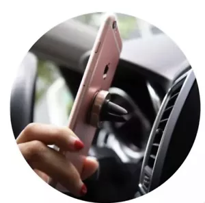 Universal Magnetische Handyhalterung Auto Lüftungsgitter Halter für Smartphones (Schwarz) - Bild 1 von 3
