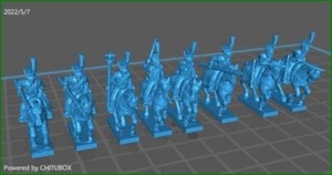 French guard lancers 1807-15 - 15mm epic size - Picture 1 of 1