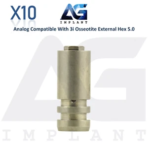 10 accesorios analógicos compatibles con laboratorio dental externo hexagonal 3i Osseotite® Ø5,0 mm - Imagen 1 de 6