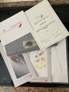 BA CONCORDE ORDNER ZERTIFIKAT ETC - Bild 1 von 11