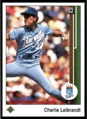 1989 Upper Deck #637 Charlie Leibrandt - Image 1 of 2