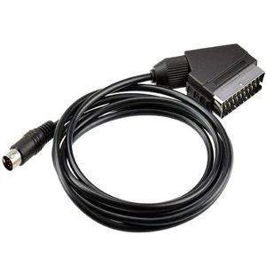 1.8 meter/ 6ft RGB Scart Cable for Sega MegaDrive 2 Games Console CD-X 32X Nomad - Picture 1 of 5