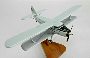 AN-2 Antonov Colt AN2 Flugzeug Schreibtisch Holzmodell klein neu - Bild 1 von 4