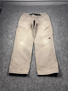 Mountain Hardwear Pants Mens Large Khaki Hiking Climbing Belted Trail Drawcord - Picture 1 of 8