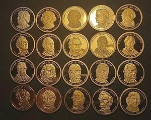 20 unzirkulierte PP Präsidentenmünzen Lot  - Bild 1 von 23
