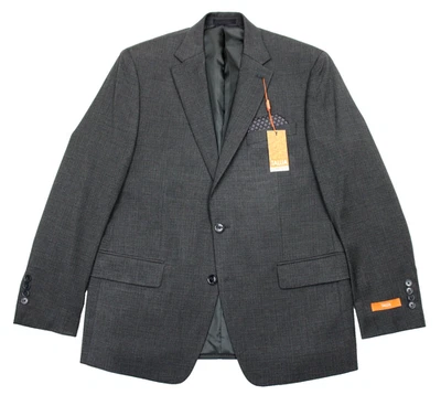 Tallia Suit Jacket 40 S Mens Dark Grey Classic Fit Stretch Blazer Sport Coat New - Image 1 of 4