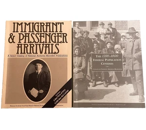 Book Immigrant Passenger Arrivals 1790-1890 Population Censuses 1991 2001 Lot 2 - Foto 1 di 24