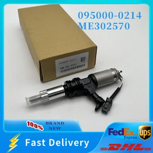 095000-0214 ME302570 Diesel Fuel Injector for Denso Mitsubishi 6M60T Engine - Picture 1 of 6