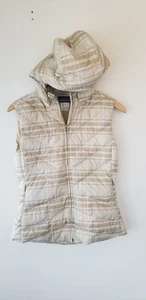 Chaleco Patagonia Mujer Pequeño Plumón de Ganso Sudadera con Capucha Relleno Puffer Exterior 28395 - Imagen 1 de 8