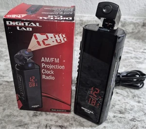 Digital Lab AM/FM Projection Clock Radio     Model DLCR579P-03 - As New. - Bild 1 von 7