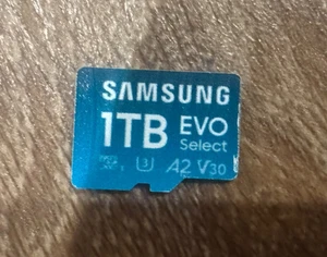 Karta pamięci microSD Samsung EVO Select, 1 TB microSDXC, do 160 MB/s, 4K UHD, U - Zdjęcie 1 z 2