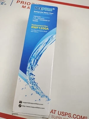 1 filtro de agua para refrigerador LG LT700P de repuesto Golden Ice Pure RWF 1200A Foto 1 de 3