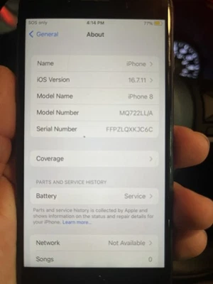 iPhone 8 64 GB Boost Mobile gris espacial Foto 1 de 4