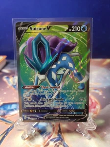 Pokemon Juego de Cartas Coleccionables Suicune V 173/203 Cielos en Evolución Ultra Raro Arte Completo Holo - Imagen 1 de 2