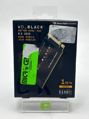 New Western Digital WD 2230mm Black SN770M 1TB M.2 NVMe Gen 4.0 x 4 SSD - Image 1 of 3