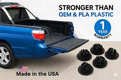  Prendedor preto Subaru Baja Clip Bed Trim Mount 91067AE01A 2003-2006 EUA 5pk - Imagem 1 de 4