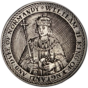 GREAT BRITAIN William II ca. 1635-1637 silver Jeton / van der Passe school - Picture 1 of 3