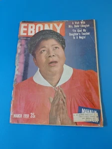 Ebenholz Magazin März 1959 Black Mag Gospel Mahalia Cover Jackson Spiritual - Bild 1 von 7