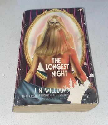 The Longest Night Paperback Leisure Horror J.N. Williamson Book 1988 *Blemishes - Image 1 of 4