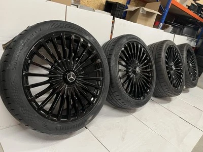 Original GLS X167 23“ Maybach Sommerräder NEU A1674011600 A1674011700 Schwarz - Bild 1 von 4