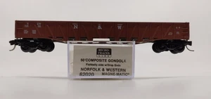 Micro-Trains 06200020 Scala N N&W 50' Composita Fishbelly Gondola #70699 LN/Box - Foto 1 di 1