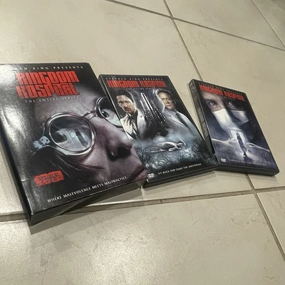Kingdom Hospital Complete Series 4 Disc DVD 2004 Sony Pictures Stephen King Foto 1 de 4