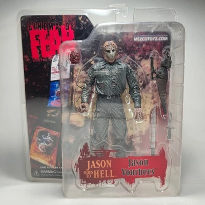 2008 Mezco Cinema of Fear JASON GOES TO HELL Voorhees Action Figure New NIB MOC - Image 1 of 4