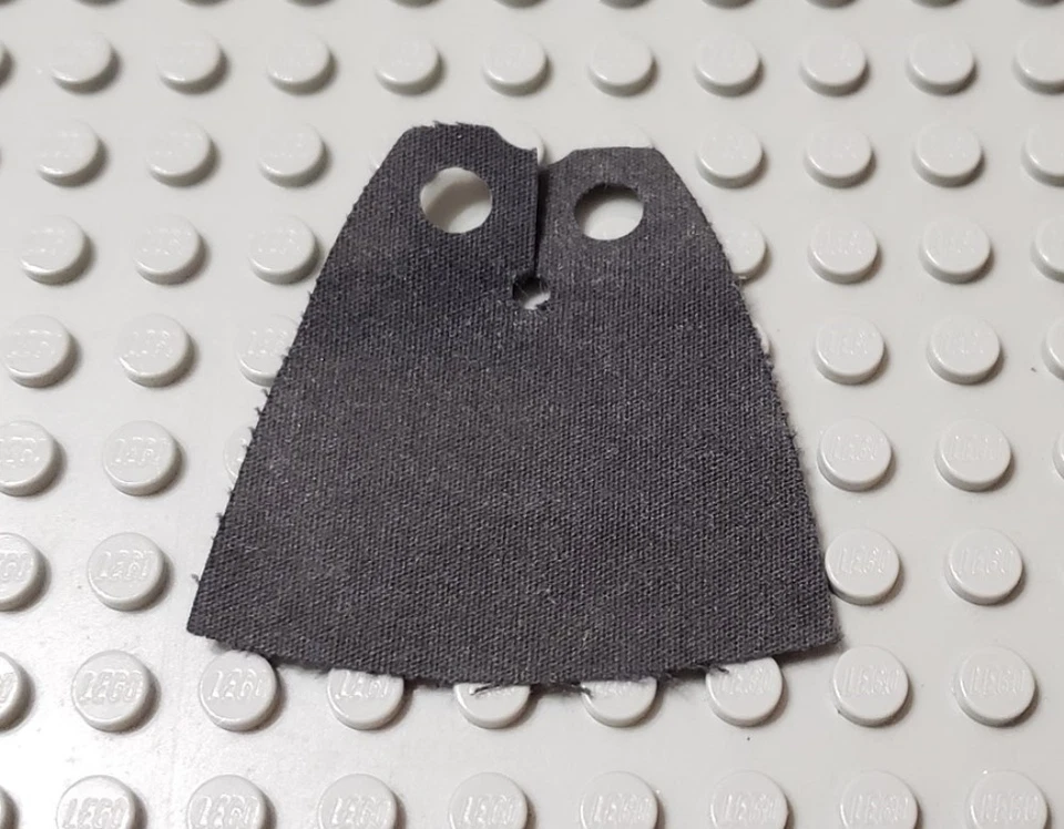 Подлинный простой черный стандартный плащ для минифигурок LEGO - Изображение 1 из 1