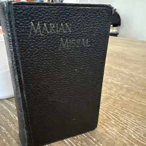 Vintage 1953 Marian Missal Daily Mass Sylvester Juergens English/Latin - Picture 1 of 14